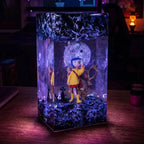 Halloween Lamp Handcrafted Resin Character Figurine Warm LED