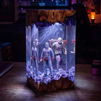 Halloween Lamp Handcrafted Resin Character Figurine Warm LED