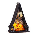 Halloween Lamp Warm LED Spooky Castle & Bats
