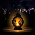 Halloween Lantern Classic Cutout Sturdy Handle