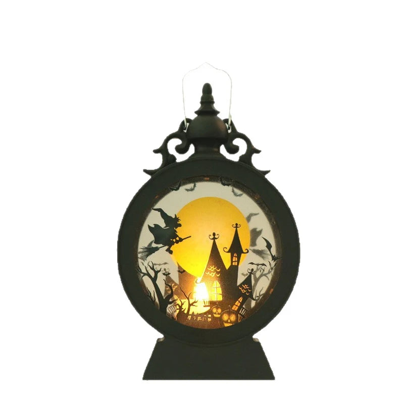 Halloween Lantern Classic Cutout Sturdy Handle