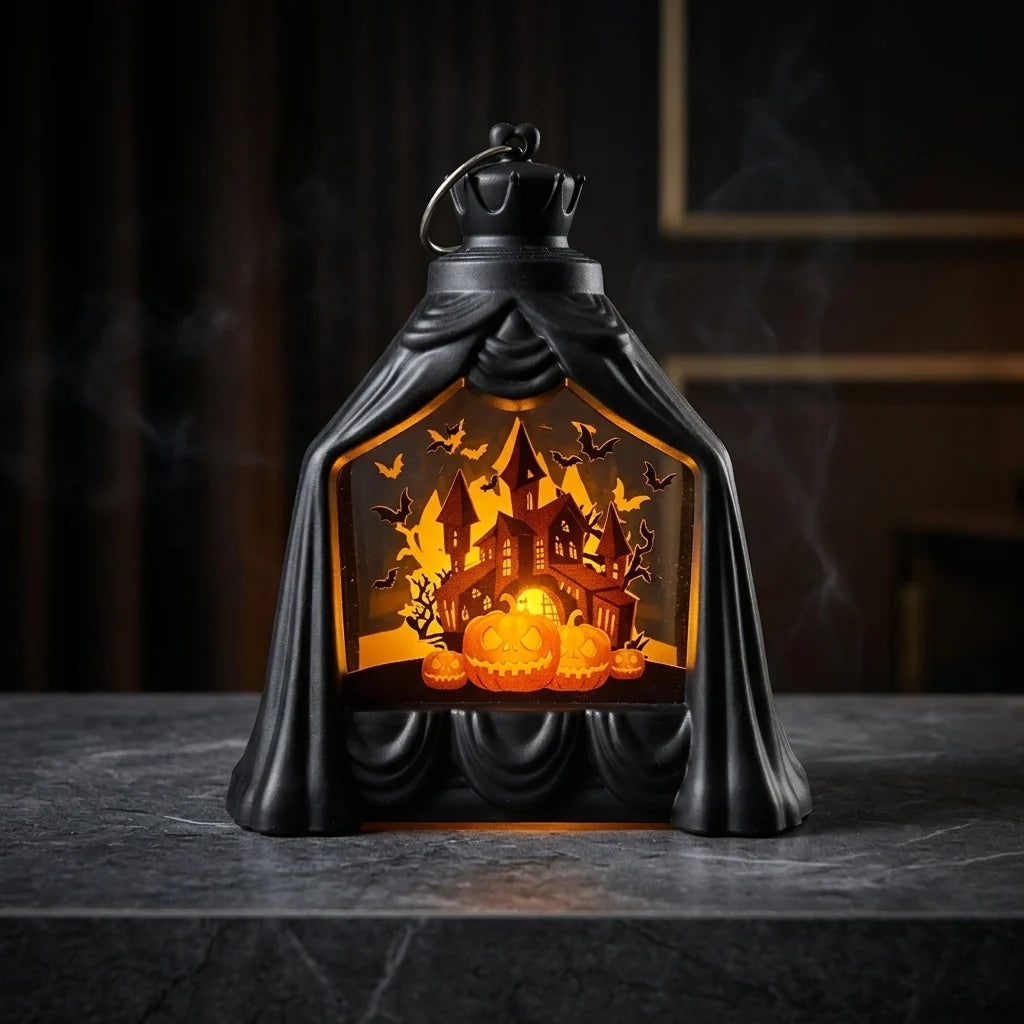 Halloween Lantern Durable Plastic LED Indoor & Outdoor