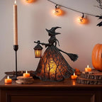 Halloween Lantern Gothic Vintage Flameless LED