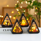 Halloween Lantern Haunted House Design Soft Light Indoor Outdoor