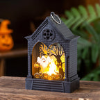 Halloween Lantern Haunted House LED Weatherproof Hanging Hook