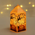 Halloween Lantern Integrated LED Warm Glow Durable Plastic