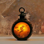 Halloween Lantern Intricate Cutout Energy-Saving LED Indoor & Outdoor