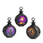 Halloween Lantern Intricate Cutout Energy-Saving LED Indoor & Outdoor