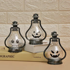 Halloween Lantern Jack-O'-Lantern Glass & Metal