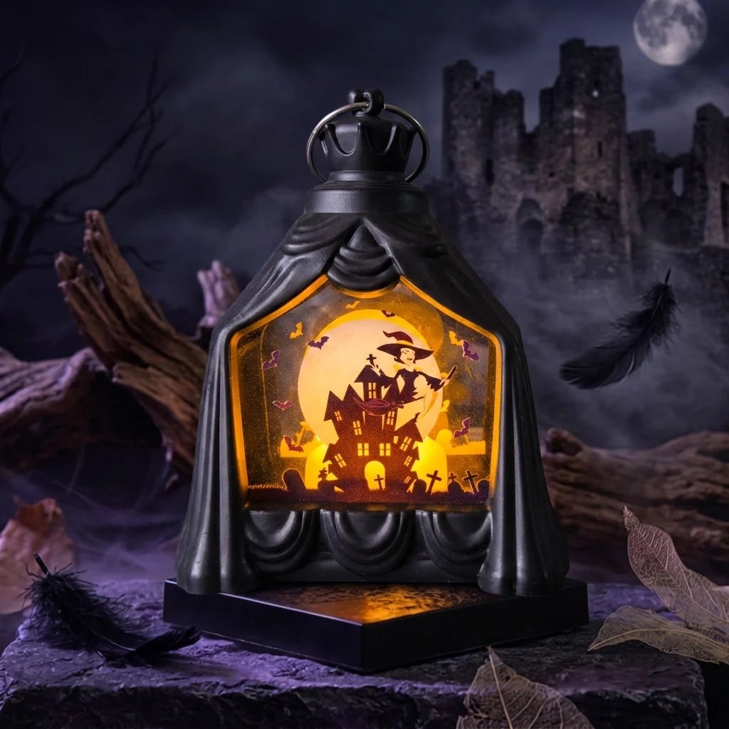 Halloween Lantern LED Weather-Resistant Plastic Indoor & Outdoor