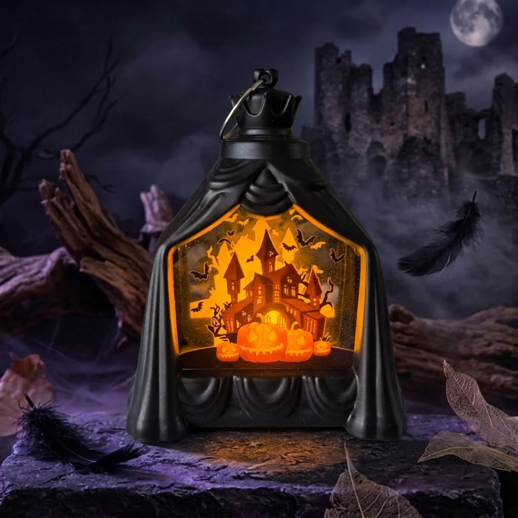 Halloween Lantern LED Weather-Resistant Plastic Indoor & Outdoor