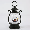 Halloween Lantern Metal & Glass Indoor Outdoor