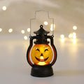 Halloween Lantern Pumpkin Design Soft Glow Durable Plastic