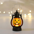 Halloween Lantern Pumpkin Design Soft Glow Durable Plastic