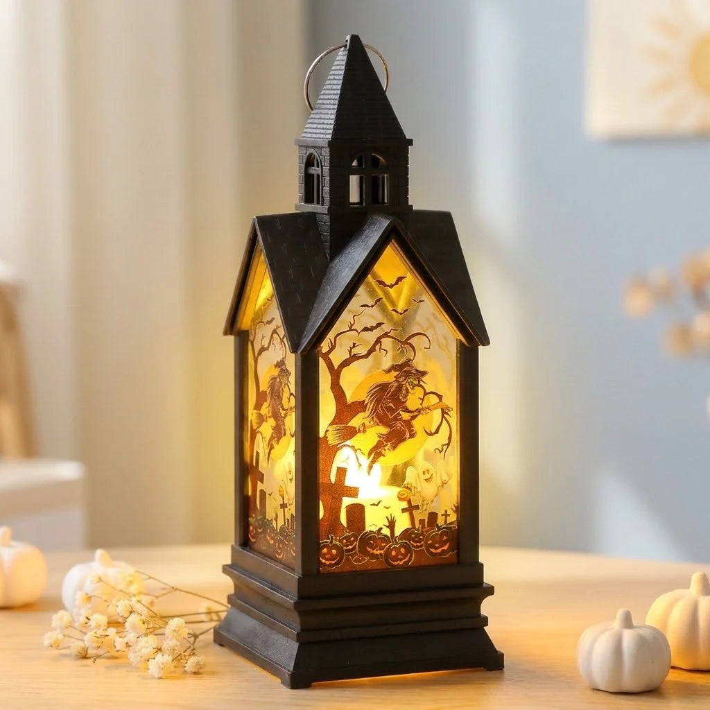 Halloween Lantern Pumpkin-Shaped Tealight & LED Compatible