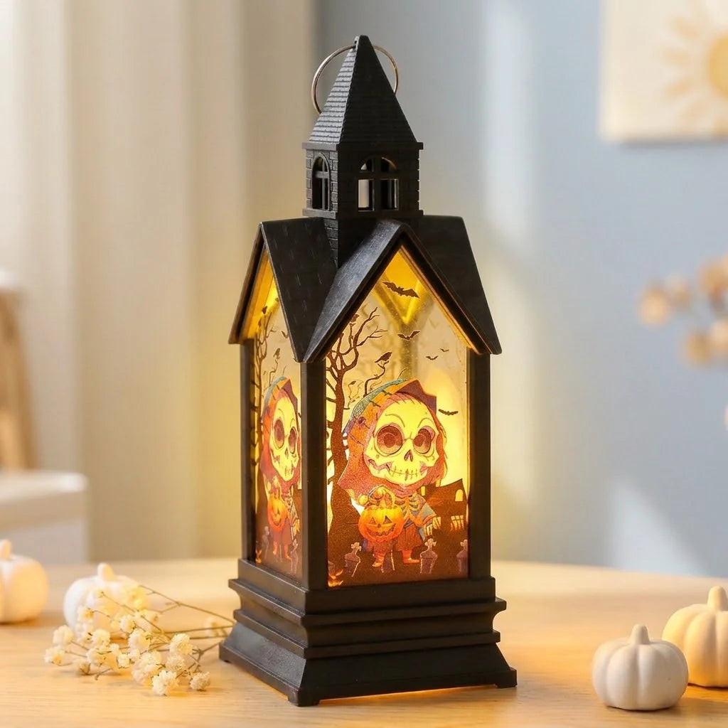 Halloween Lantern Pumpkin-Shaped Tealight & LED Compatible