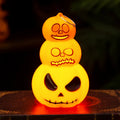 Halloween Lantern Pumpkin & Skull Design Soft LED