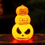 Halloween Lantern Pumpkin & Skull LED Indoor Outdoor
