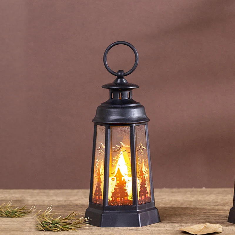 Halloween Lantern Skull Pumpkin & Witch Designs