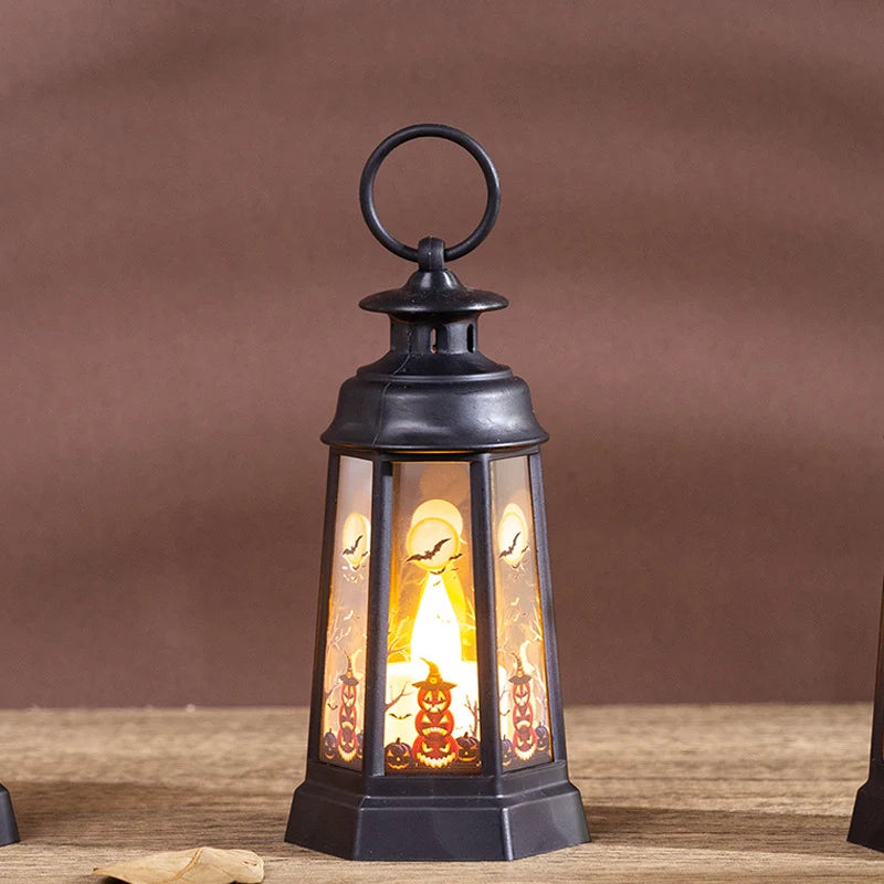 Halloween Lantern Skull Pumpkin & Witch Designs