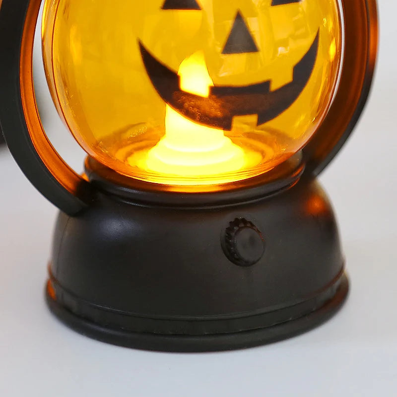 Halloween Lantern Smiling Pumpkin Soft Glow Indoor & Outdoor