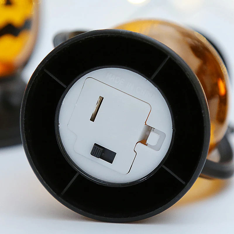 Halloween Lantern Smiling Pumpkin Soft Glow Indoor & Outdoor