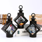 Halloween Lantern Spooky Castle & Pumpkin LED Indoor Outdoor