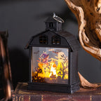 Halloween Lantern Spooky Cutout LED Light