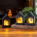 Halloween Lantern Spooky House LED Indoor Outdoor