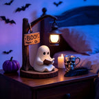 Halloween Lantern Witch Figurine Weather-Resistant Indoor & Outdoor