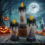 Halloween Light Spooky Figurine Flameless LED Indoor & Outdoor