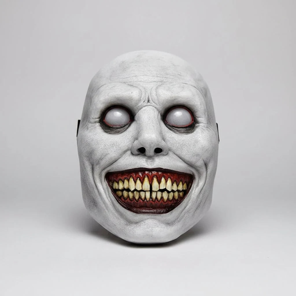 Halloween Mask Full Face Molded Latex & Elastic Strap