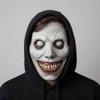 Halloween Mask Full Face Molded Latex & Elastic Strap