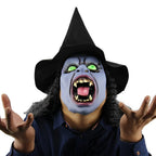 Halloween Mask Hyperrealistic Silicone Hand-Painted Synthetic Hair
