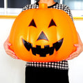Halloween Pumpkin Carved Face Durable Indoor & Outdoor