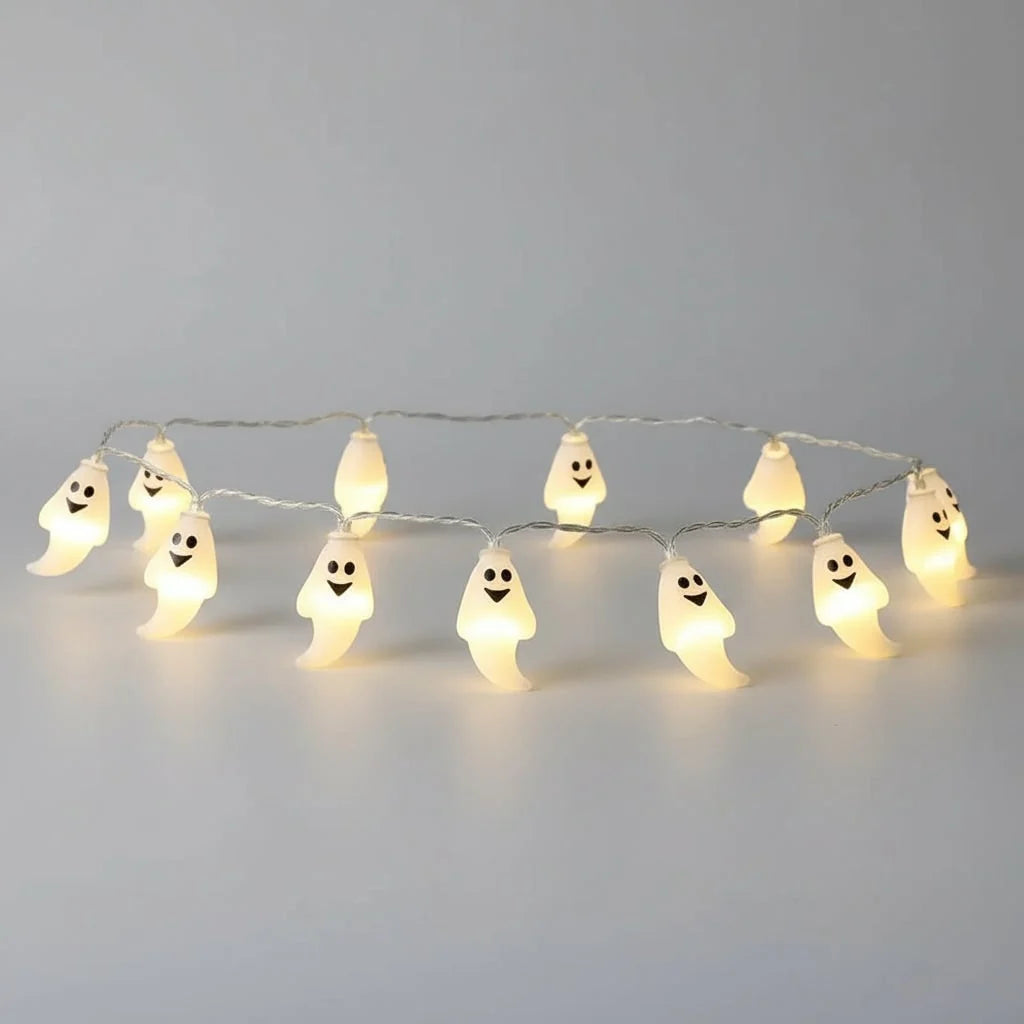 Halloween String Lights Battery-Powered LED Molded Covers