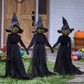 Halloween Yard Stake Lighted Silhouette Weather-Resistant