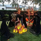 Halloween Yard Stake Lighted Silhouette Weather-Resistant