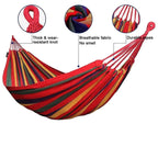 Hammock For Two Portable Breathable Cotton Blend