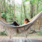 Hammock Handwoven Cotton Double 551 lb Capacity
