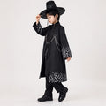 Hanbok Costume Set Silver Flame Mesh Hat & Chains
