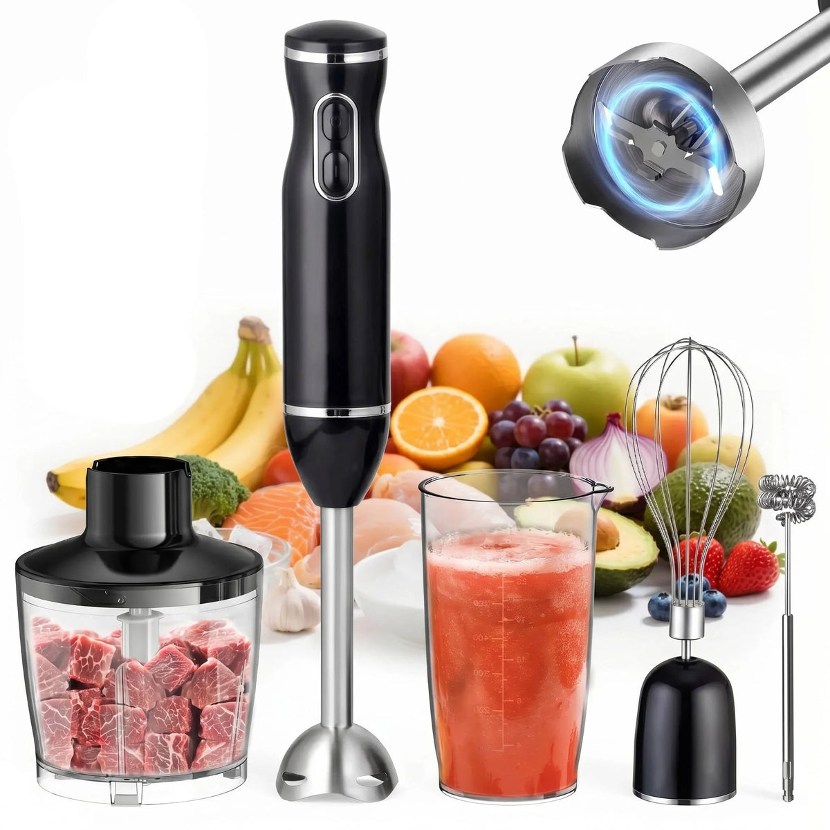 Hand Blender 5-in-1 1000W Stainless Steel Blades