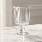 Hand-Blown Lead-Free Glass Vase & Hurricane Candle Holder