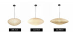 Hand-Bonded Glare-Free Mulberry Paper Pendant Light (Adjustable Height)