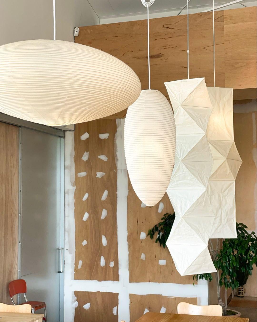 Hand-Bonded Glare-Free Mulberry Paper Pendant Light (Adjustable Height)