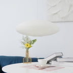 Hand-Bonded Glare-Free Mulberry Paper Pendant Light (Adjustable Height)