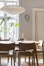Hand-Bonded Glare-Free Mulberry Paper Pendant Light (Adjustable Height)