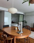 Hand-Bonded Glare-Free Mulberry Paper Pendant Light (Adjustable Height)