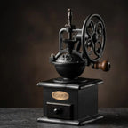 Hand-Crank Coffee Grinder Ceramic Burrs Portable