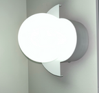 Hand-Finished Glass Globe & Minimalist Iron Frame Wall Sconce